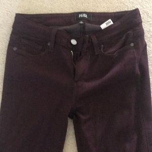 Paige plum/maroon pants